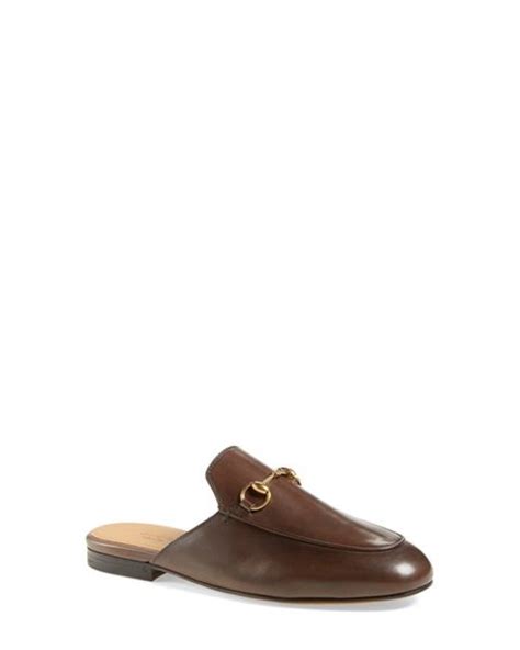 brown gucci mule|Gucci princetown mules on sale.